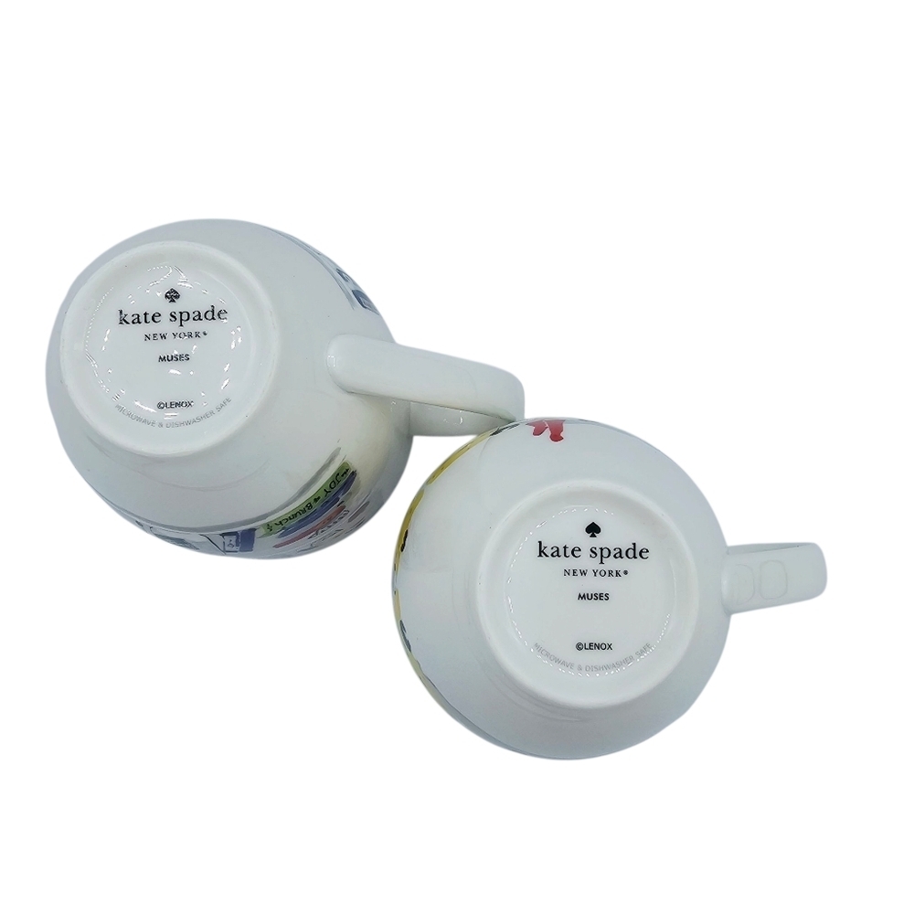 Kate Spade Lenox Muses Mugs, set of 2 - Picture 2 of 11